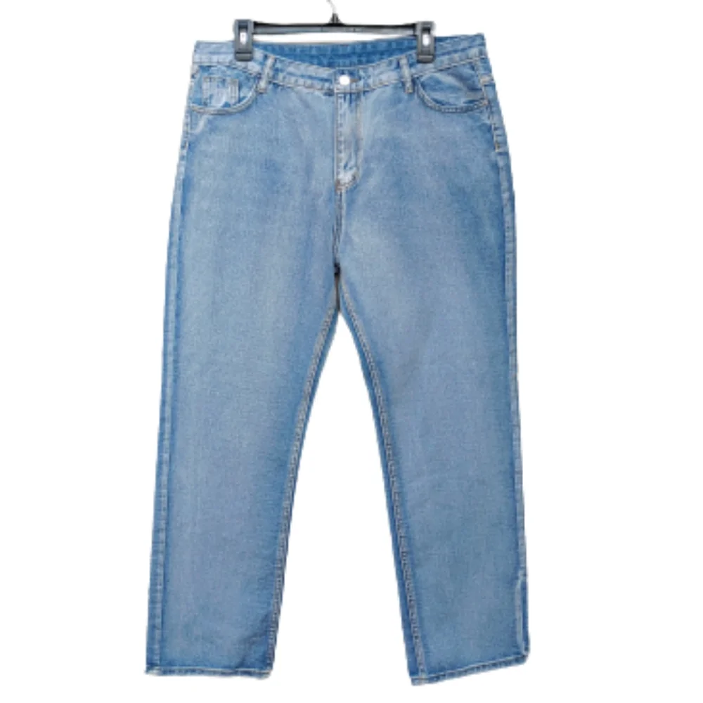 Light Wash Plus Blue Jeans Boyfriend 90s Fashion